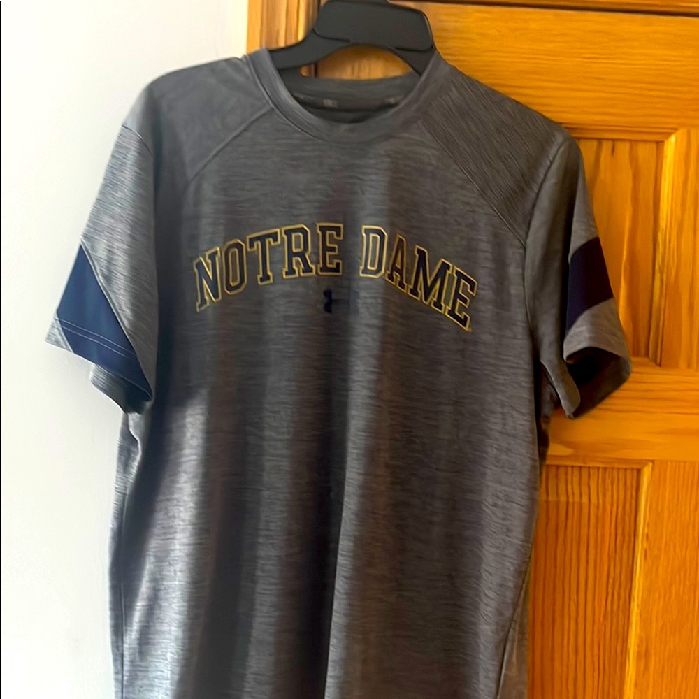 Under Armour Notre Dame Gray T-Shirt